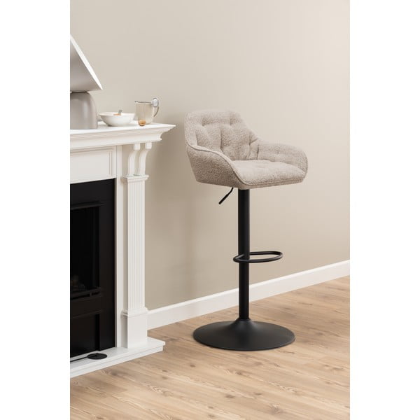 Světle šedé otočné barové židle v sadě 2 ks 109 cm Brooke – Actona-image-1