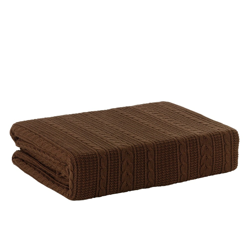 Pletená deka Chocolate, 170x220 cm