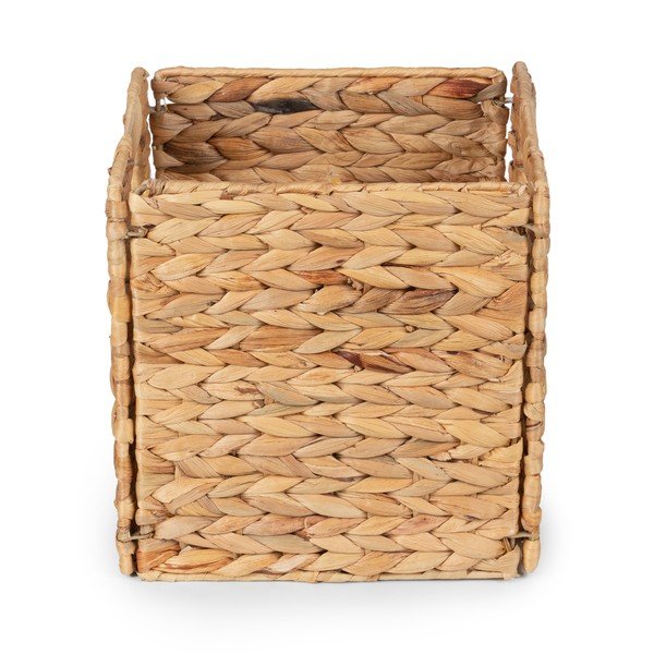 Košík z vodního hyacintu 24x24x24 cm – Compactor-image-1