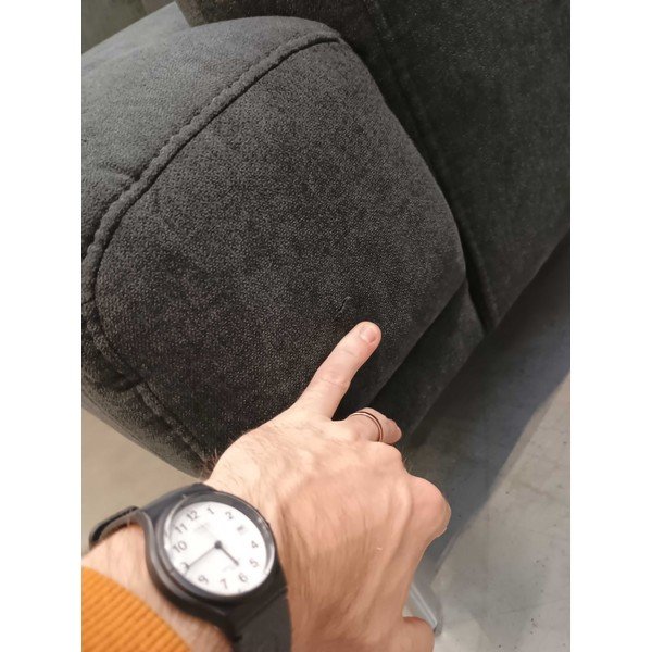 Tmavě šedá pohovka 240 cm Puzo - II. jakost – MESONICA-image-3