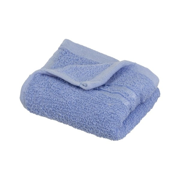 Modrý froté bavlněný ručník 30x50 cm Simple – Casa Selección