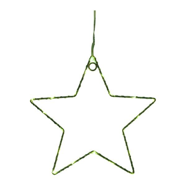 Zelená nástěnná světelná LED dekorace Opjet Paris Star