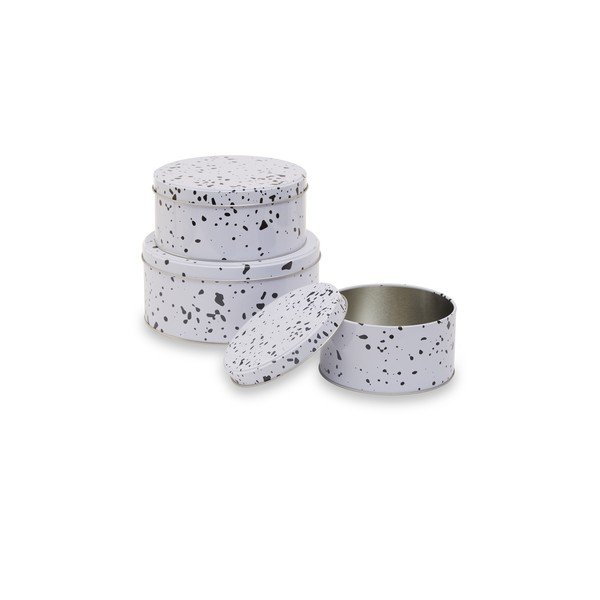 Kovové dózy na cukroví v sadě 3 ks Speckled – Premier Housewares-image-3
