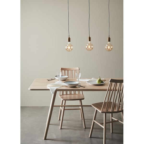 Tříramenné závěsné svítidlo ve zlaté barvě Markslöjd Bronx-image-1