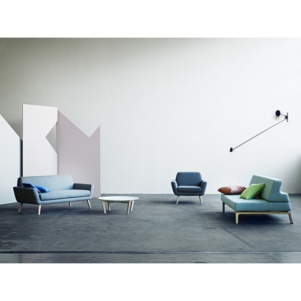 Černá rozkládací pohovka Softline Lazy-image-1