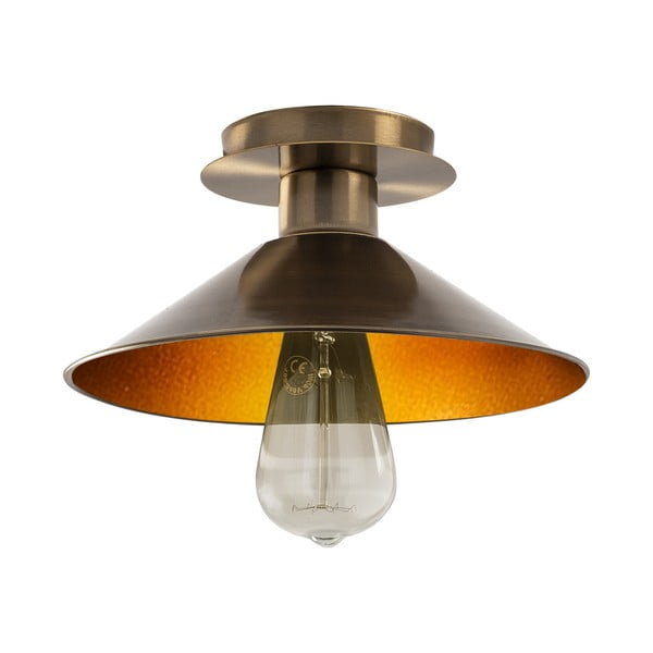 Stropní svítidlo v bronzové barvě s kovovým stínidlem ø 24 cm Berceste – Opviq lights