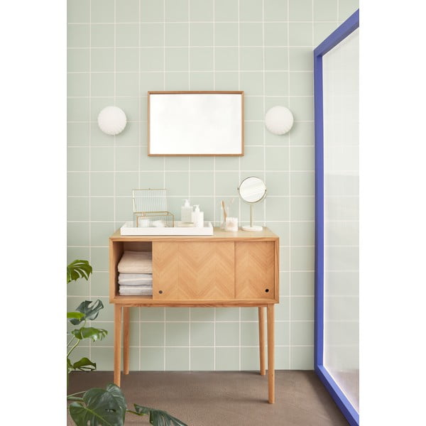 Bílé nástěnné svítidlo Kumu – Hübsch-image-1