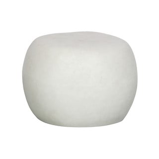 Bílý zahradní konferenční stolek z vláknitého jílu vtwonen Pebble, ø 50 cm