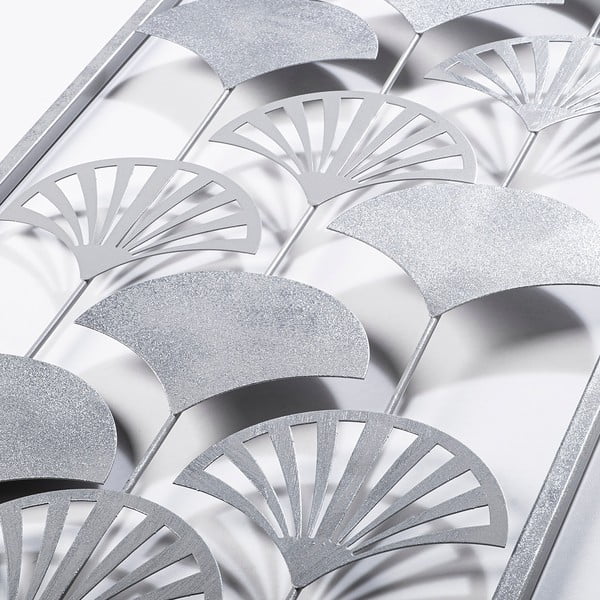 Kovová nástěnná dekorace 32x90 cm Gingko – Wallity-image-4