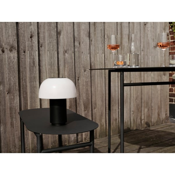 Černý kovový kulatý jídelní stůl ø 70 cm Disc – Zone-image-1