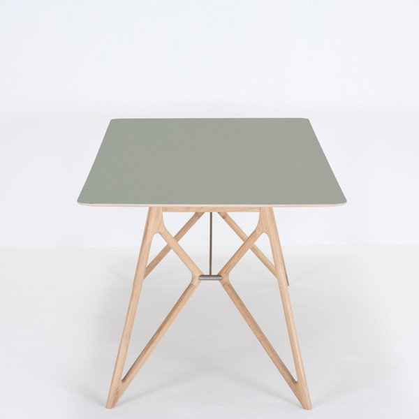 Jídelní stůl z dubového dřeva 220x90 cm Tink - Gazzda-image-3