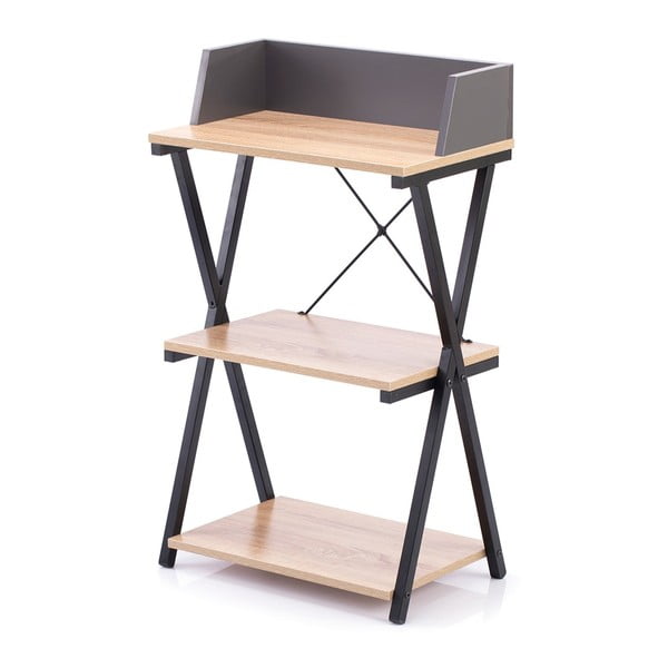 Pracovní stůl s deskou v dubovém dekoru 30x50 cm Hexe – Homede