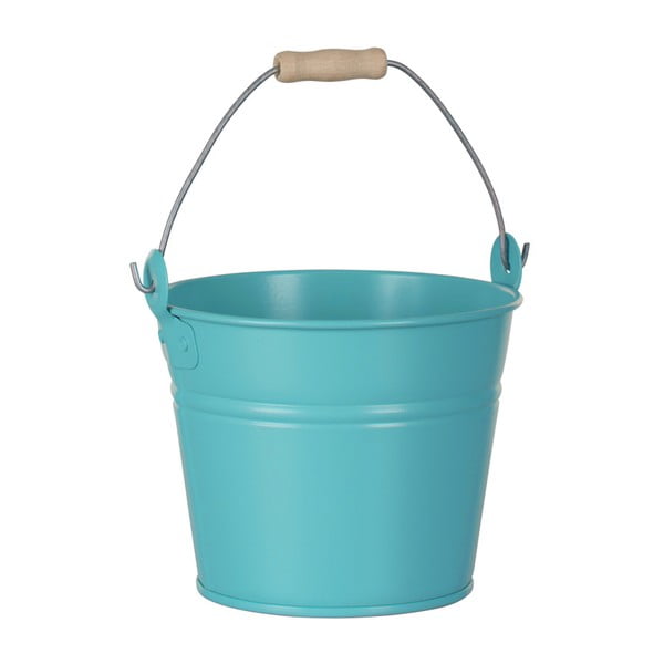 Modrý dekorativní kbelík Butlers Zinc, ⌀ 16 cm