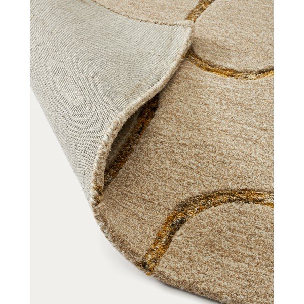 Béžový vlněný koberec 160x230 cm Magin – Kave Home-image-4