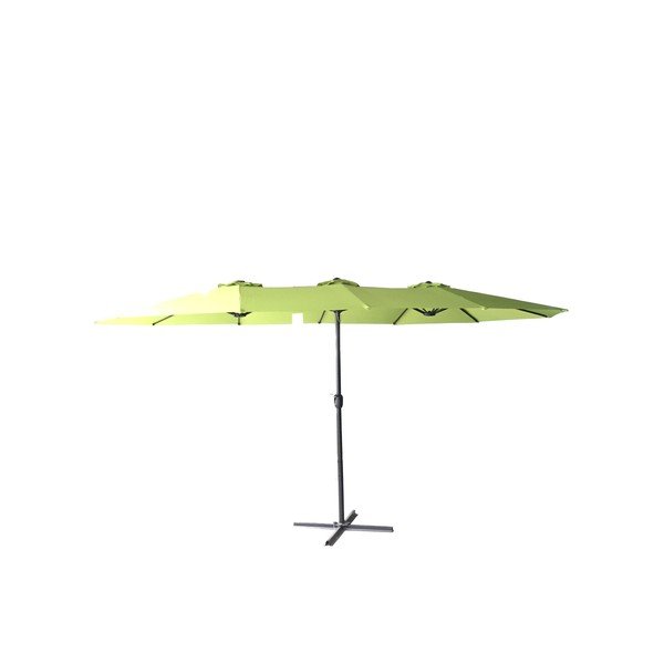 Zelený slunečník 456x270 cm Double - Rojaplast-image-2