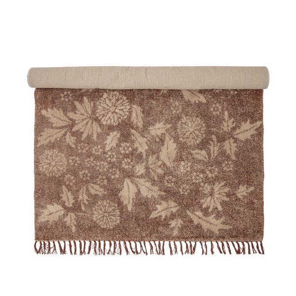 Hnědý bavlněný koberec 140x200 cm Malu – Bloomingville-image-2