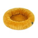 Pelíšek pro psa v hořčicové barvě ø 40 cm Dog Fantasy Stripe – Plaček Pet Products