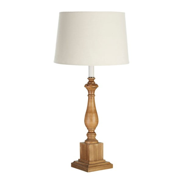 Stolní lampa s krémovým stínítkem Premier Housewares In-line