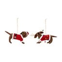 Vlněné vánoční ozdoby v sadě 2 ks 12 cm Monty – Bloomingville