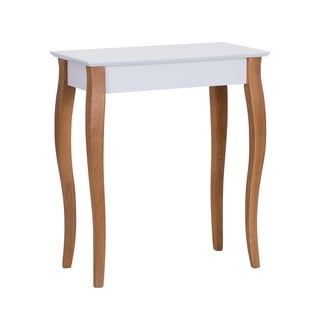 Bílý konzolový odkládací stolek Ragaba Console, délka 65 cm