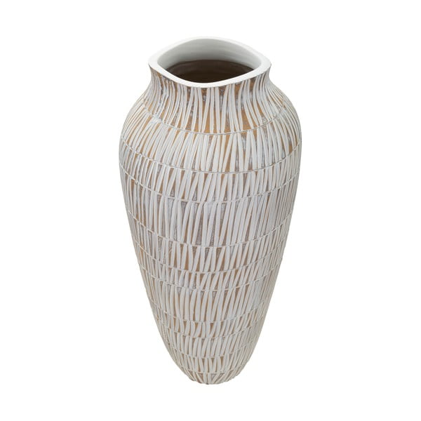 Bílá váza z polyresinu (výška 50 cm) Stiky – Mauro Ferretti-image-2