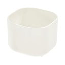 Bílý úložný box iDesign Eco Bin, 9,14 x 9,14 cm