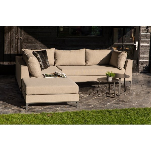 Béžová zahradní pohovka Exotan Sicilie, levý roh-image-1