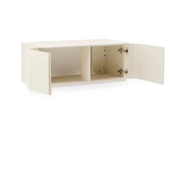 Béžová závěsná skříňka pod umyvadlo 90x35 cm Salaya – Kave Home-image-4
