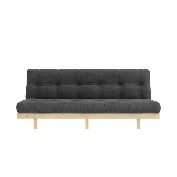 Černoantracitová manšestrová pohovka 200 cm Lean – Karup Design