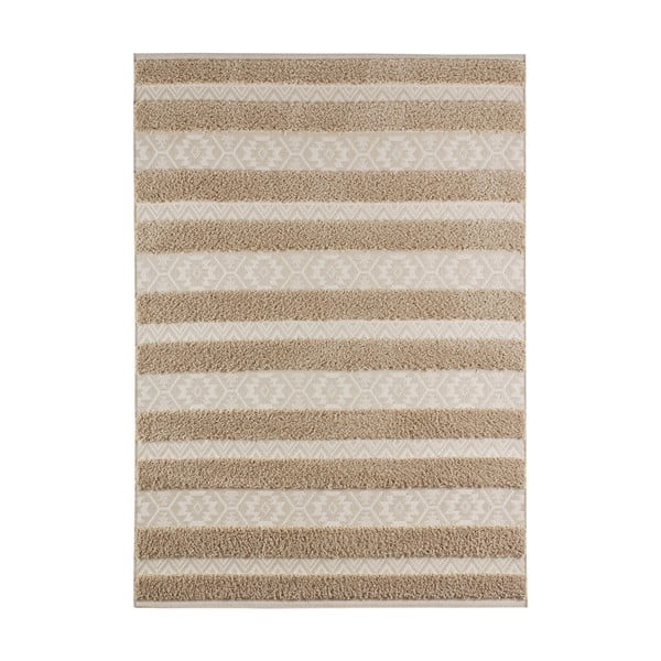 Hnědo-béžový koberec Mint Rugs Temara, 80 x 150 cm
