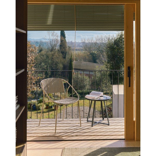 Taupe zahradní židle Atrani – Kave Home-image-1