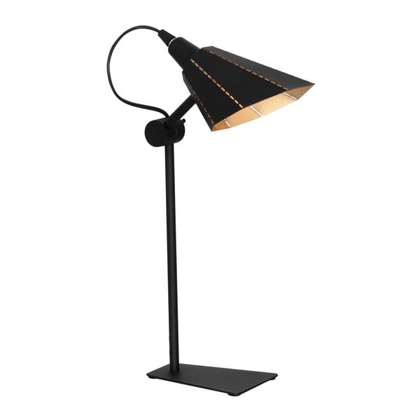 Černá stolní lampa Glimte Zambia