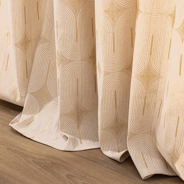 Béžový závěs 140x240 cm Ondine – douceur d'intérieur-image-4