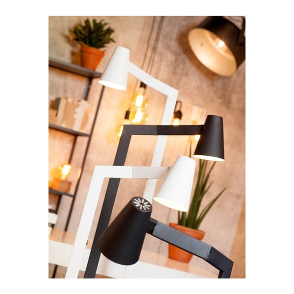 Bílá stojací lampa s kovovým stínidlem (výška 143 cm) Biarritz – it's about RoMi-image-2