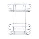 Stříbrná sprchová police Wenko Trestina, 26 x 35 cm