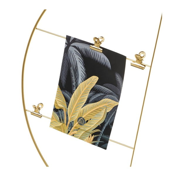 Sada 2 kovových stojanů na fotky ve zlaté barvě Casa Selección-image-1