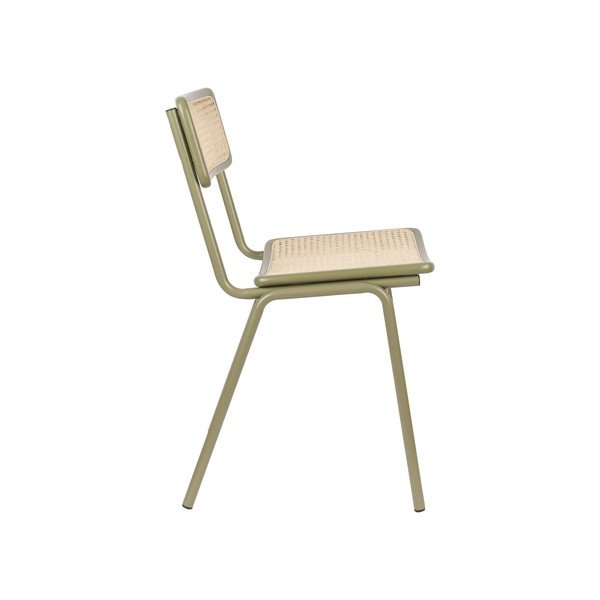 Zelené ratanové jídelní židle v sadě 2 ks Jort - Zuiver-image-4