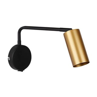 Kovové nástěnné svítidlo v černo-zlaté barvě Tina – Candellux Lighting