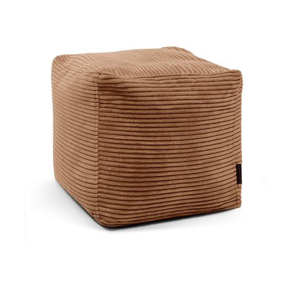 Hnědý manšestrový sedací vak Up! MooG – SLOWDOWN