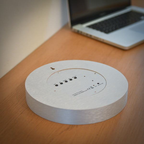 Digitální budík ø 25 cm – Gingko-image-2