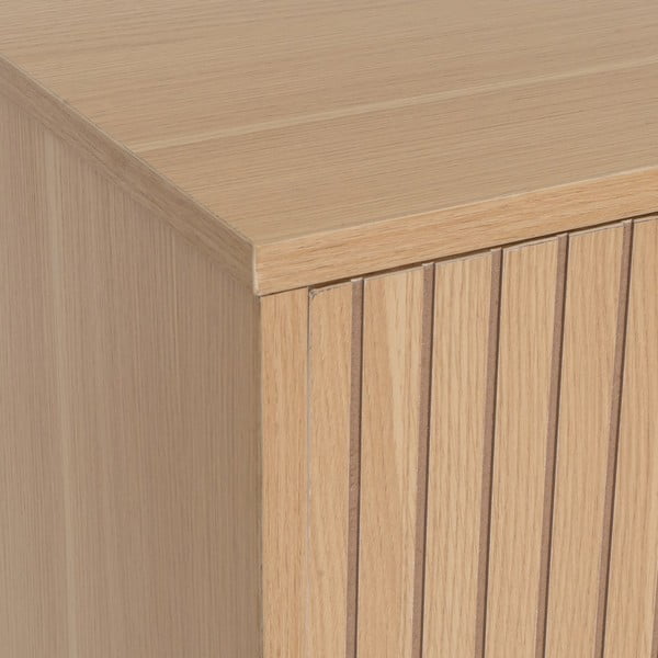 TV stolek v dekoru dubu v přírodní barvě 120x45x40 cm Mid-Lines – Casa Selección-image-3