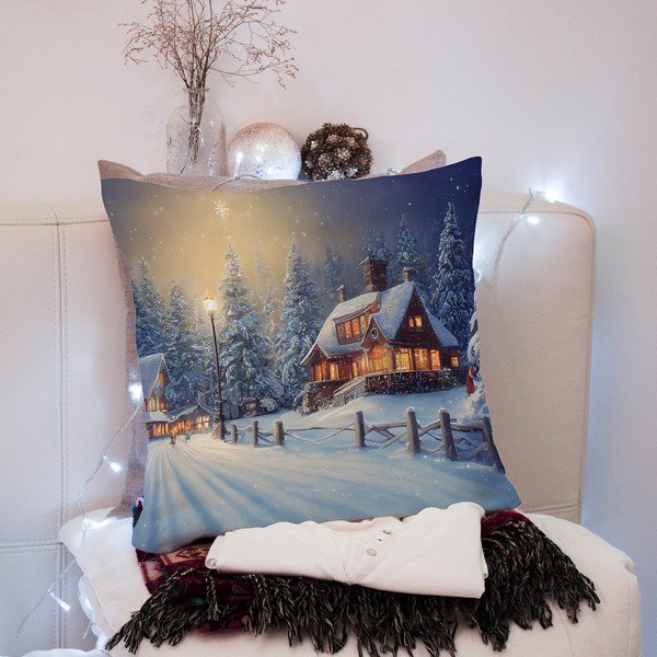 Povlak na polštář s vánočním motivem 43x43 cm – Mila Home-image-3