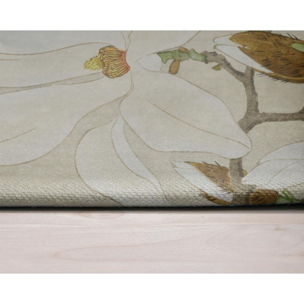 Zeleno-béžový koberec běhoun 135x55 cm Bird - Velvet Atelier-image-3
