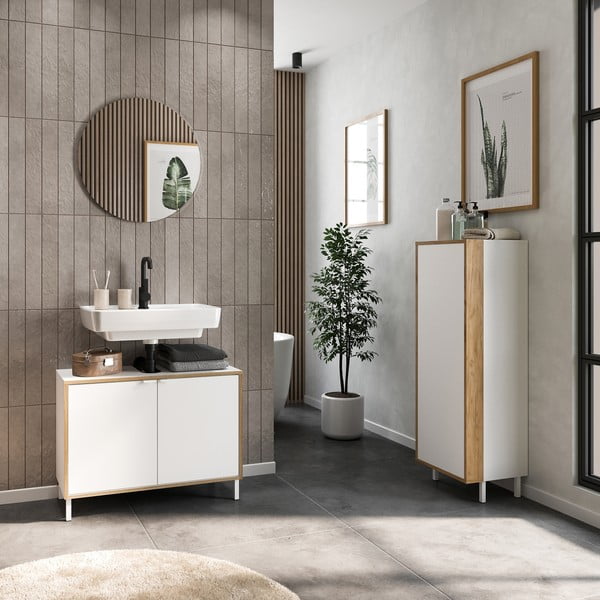 Bílá koupelnová sestava Topeka – Germania-image-2