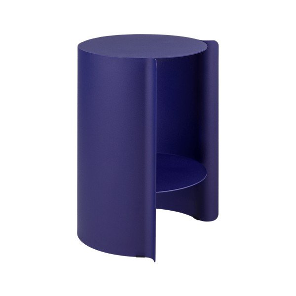 Ocelový kulatý odkládací stolek ø 32 cm Wa – noo.ma-image-2