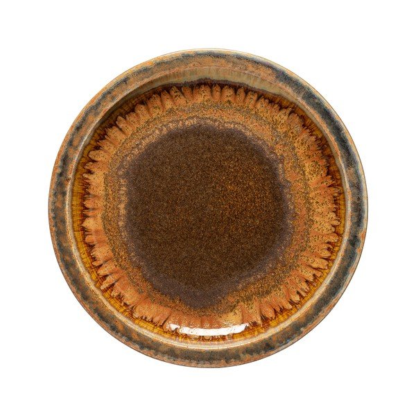 Hnědý talíř z kameniny ø 26 cm Poterie – Casafina
