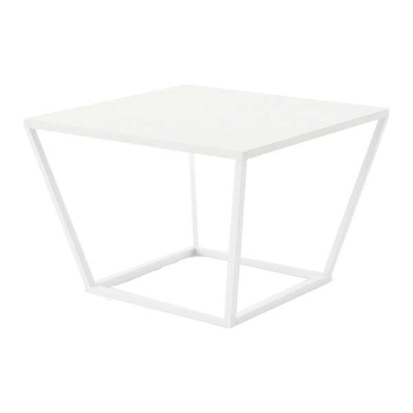 Malý bílý konferenční stůl z mramoru s bílým podnožím Absynth Noi Brazil