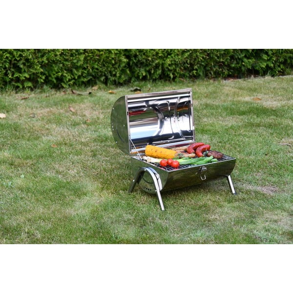 Cestovní gril na dřevěné uhlí Cattara Double-image-1