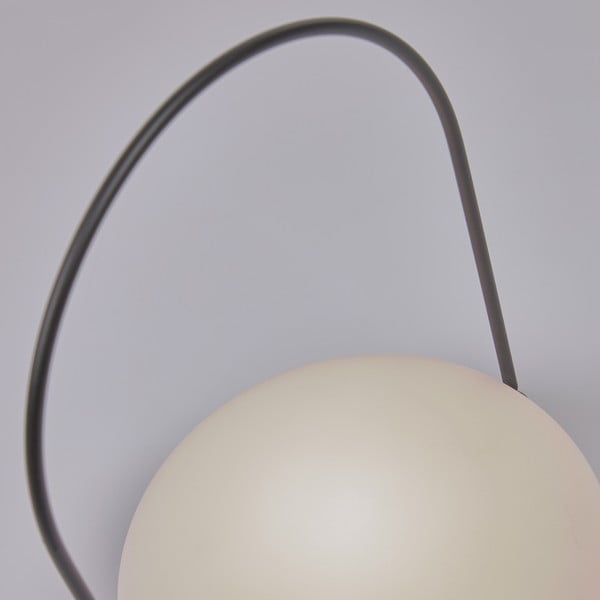 Venkovní lampa s černým držákem Kave Home Tea-image-1