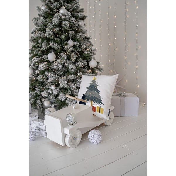 Dekorační polštář s vánočním motivem 45x45 cm Crazy Cat Xmas – Butter Kings-image-1